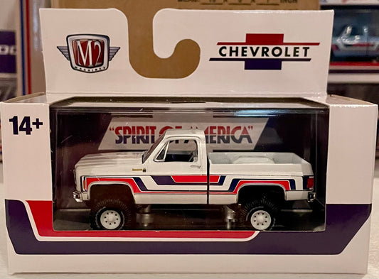 M2 1:64 Spirit of 76 Chevy K10 4x4 White