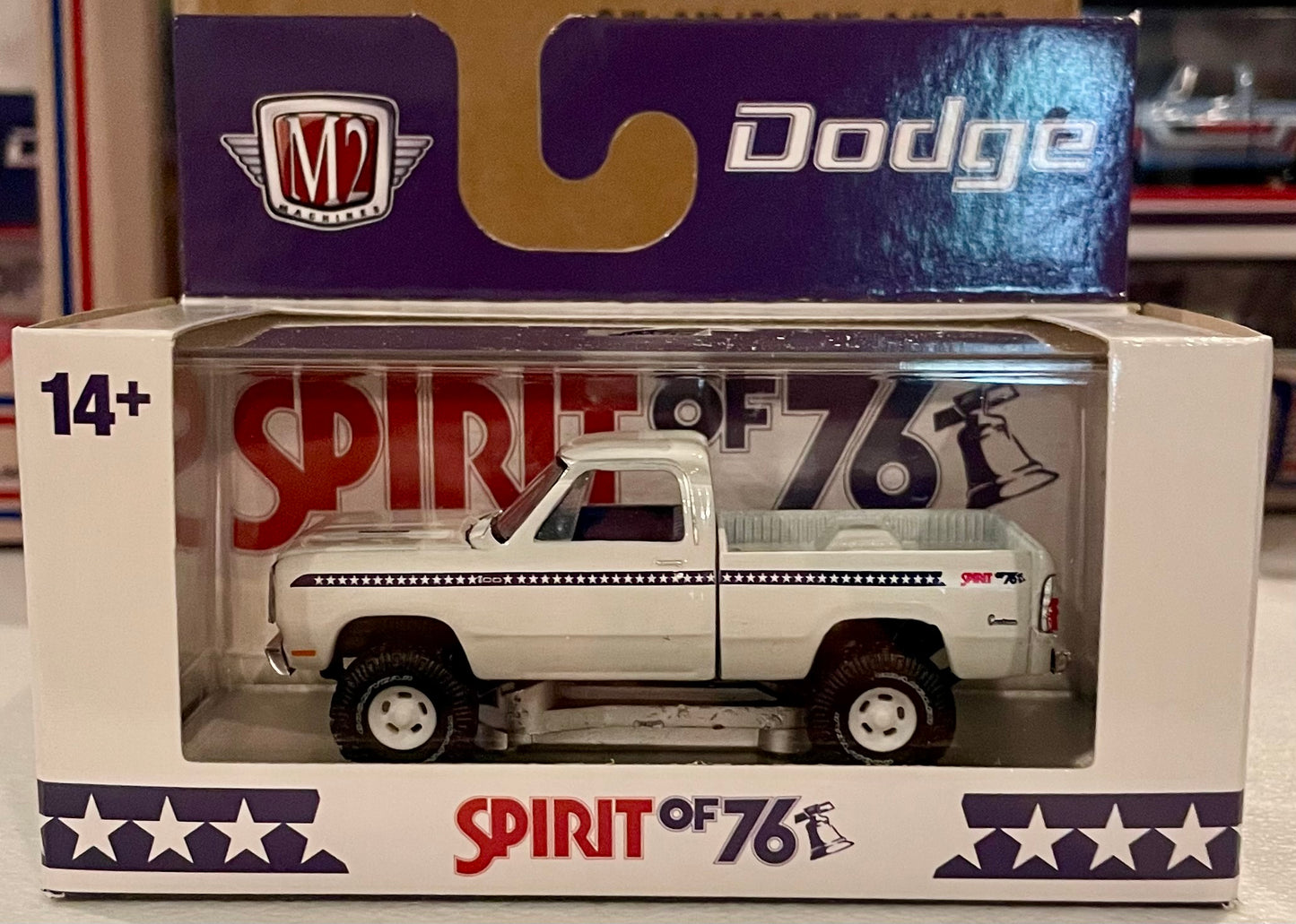 M2 1:64 Spirit of 76 Dodge White