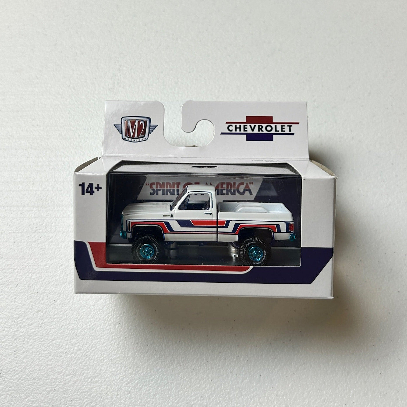 M2 1:64 Spirit of 76 Chevy Silverado 750 Chase
