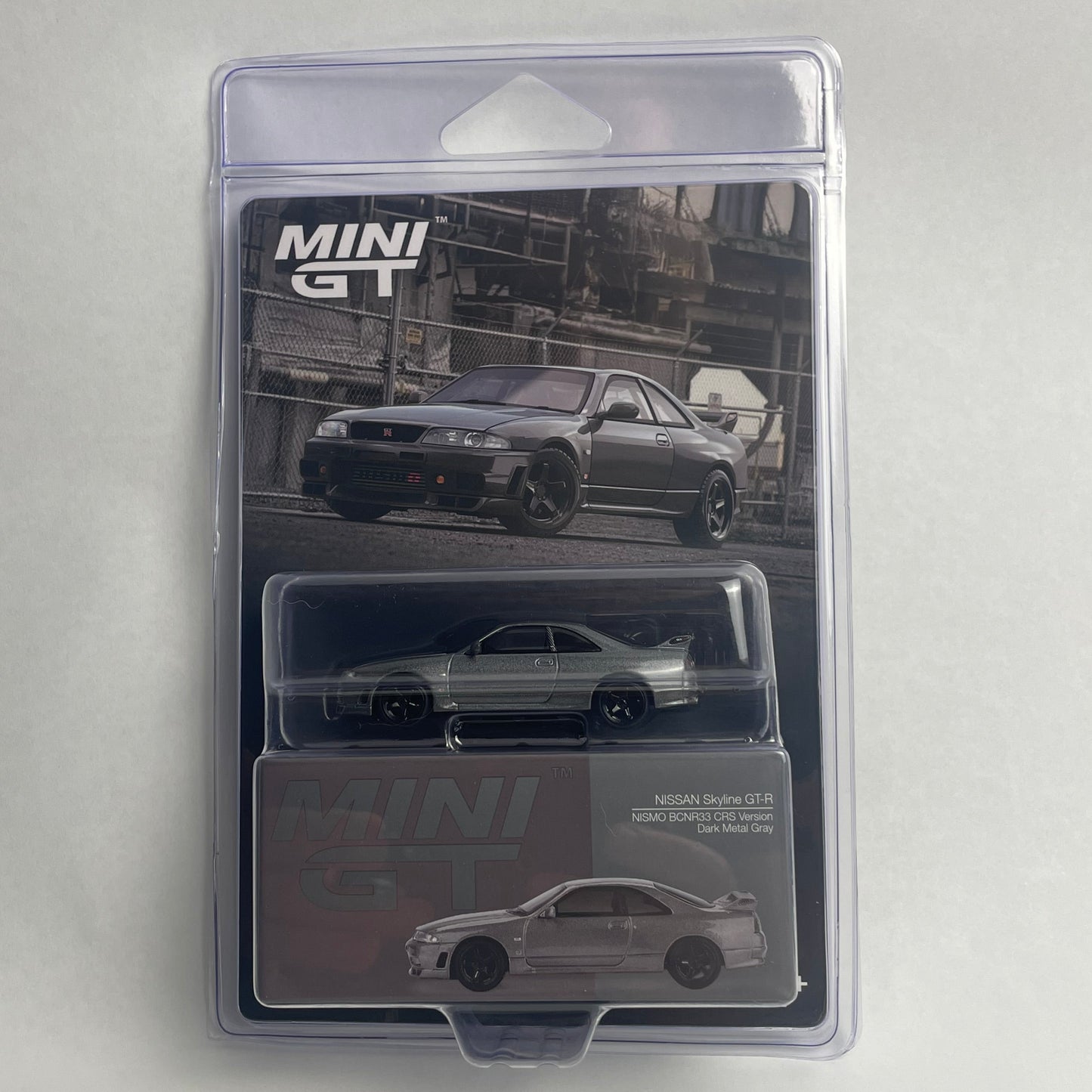 Mini GT Nissan Skyline GTR R33 Dark Gray