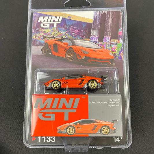 Mini GT 1:64 #1133 LB-Works Lamborghini Aventador MDX 2025