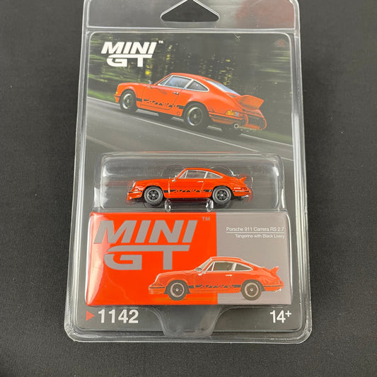 Mini GT 1:64 #1142 Porsche 911 Carrera RS 2.7 Black Livery