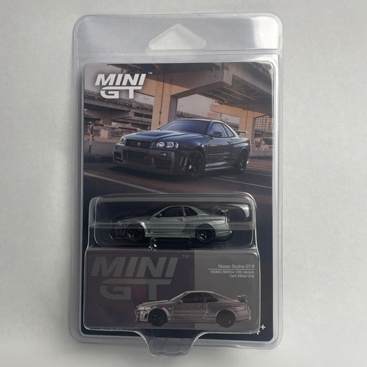 Mini GT Nissan Skyline GTR R34 Dark Gray