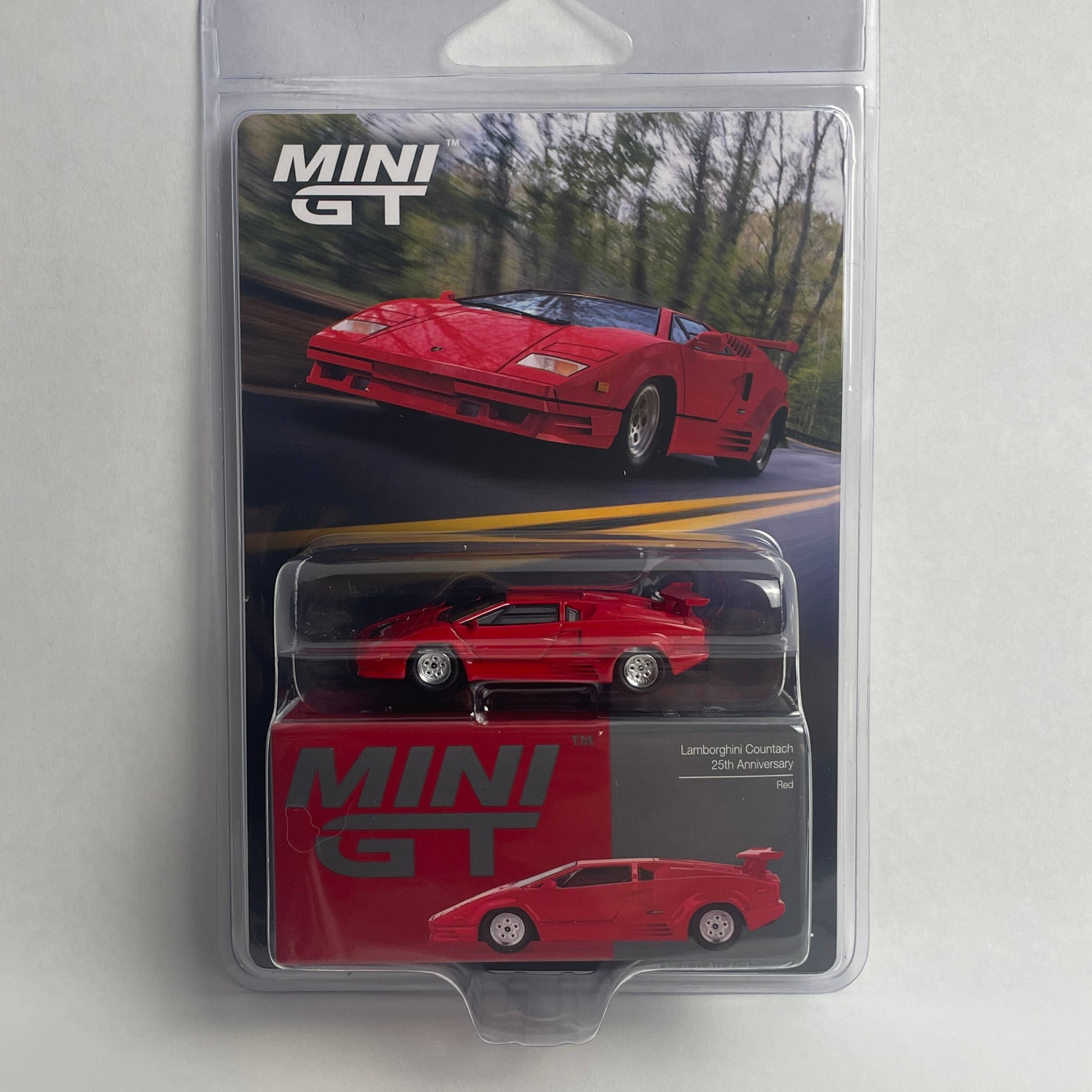 Mini GT Lamborghini Countach 25th Anniversary Red