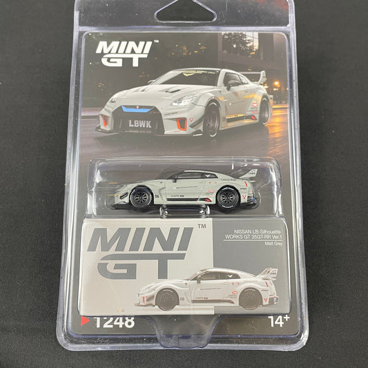 Mini GT 1:64 #1248 Nissan LB-Silhouette Works GT 35GT-RR V1 Grey