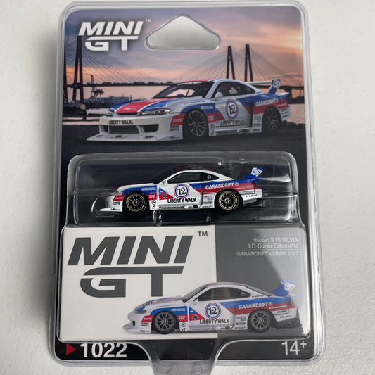 Mini GT #1022 1:64 Nissan S15 Silvia LB-Super Silhouette GARASIDRIFT x LBWK