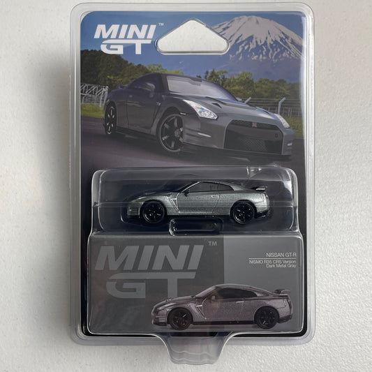 Mini GT 1:64 Nissan GTR Nismo R35 Dark Metal Grey