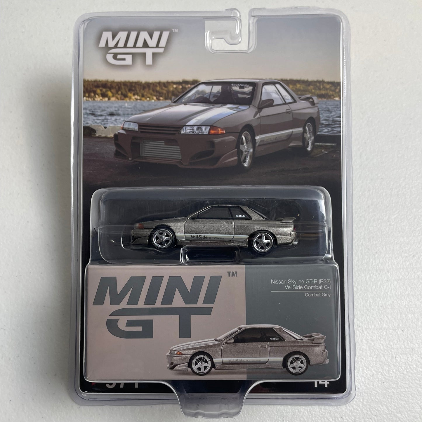 Mini GT 1:64 Nissan Skyline GT-R R32 Veilside Grey