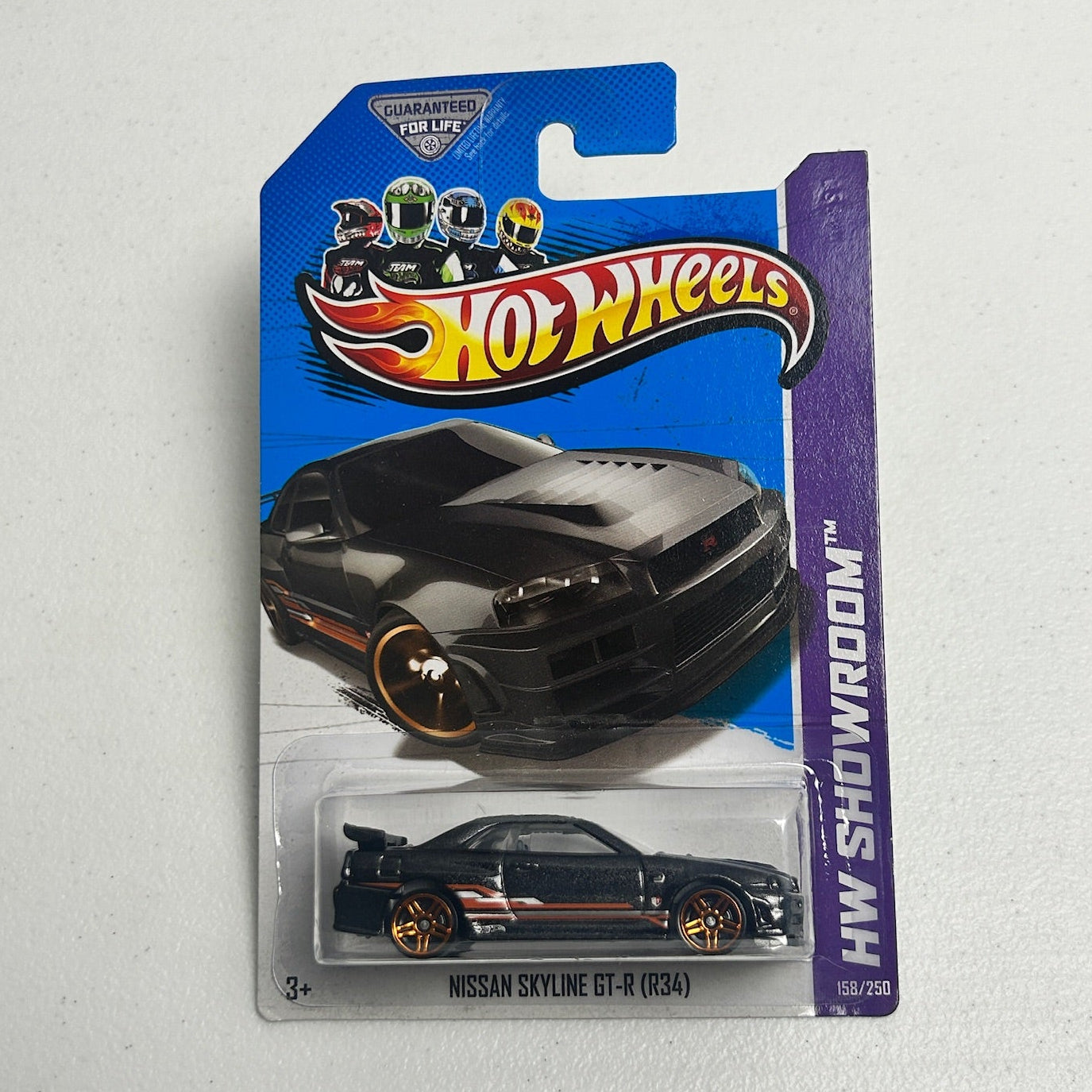 Hot Wheels 1:64 Nissan Skyline GT-R (R34) Black HW Showroom 158/250
