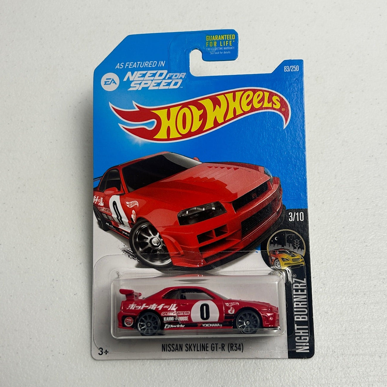Hot Wheels 1:64 Nissan Skyline GT-R (R34) Nightburnerz 3/10 