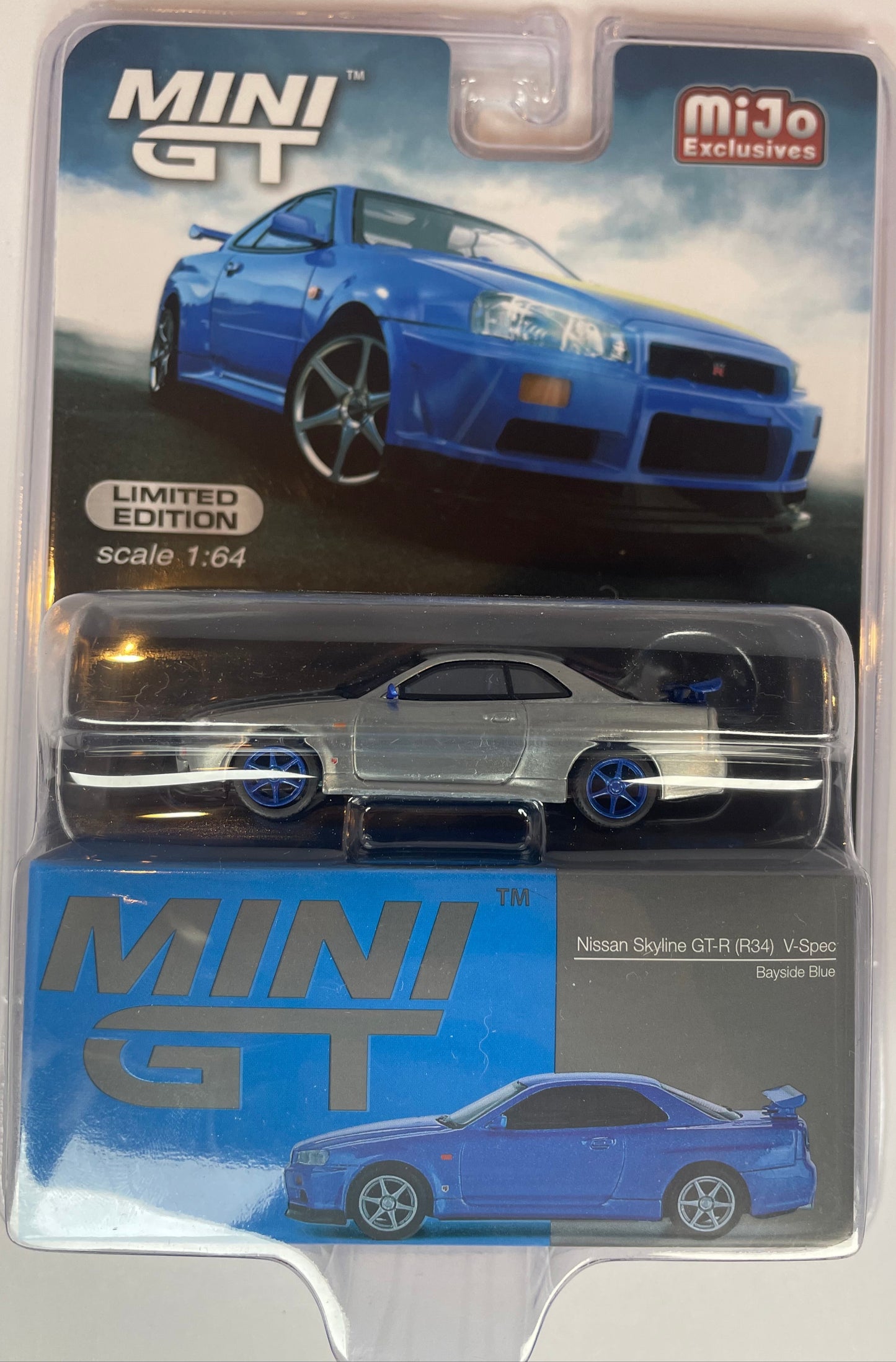Mini GT #759 -Nissan Skyline GT-R (R34) V-Spec (Chase)