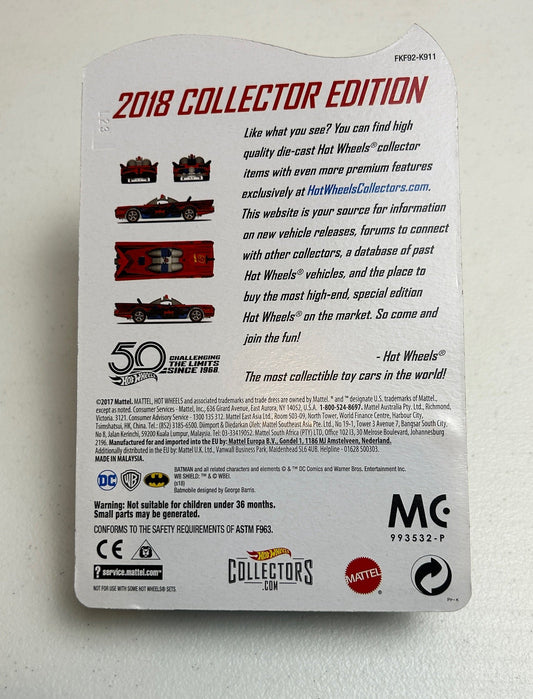 Hot Wheels 1:64 RLC 2018 Collector - TV Series Batmobile