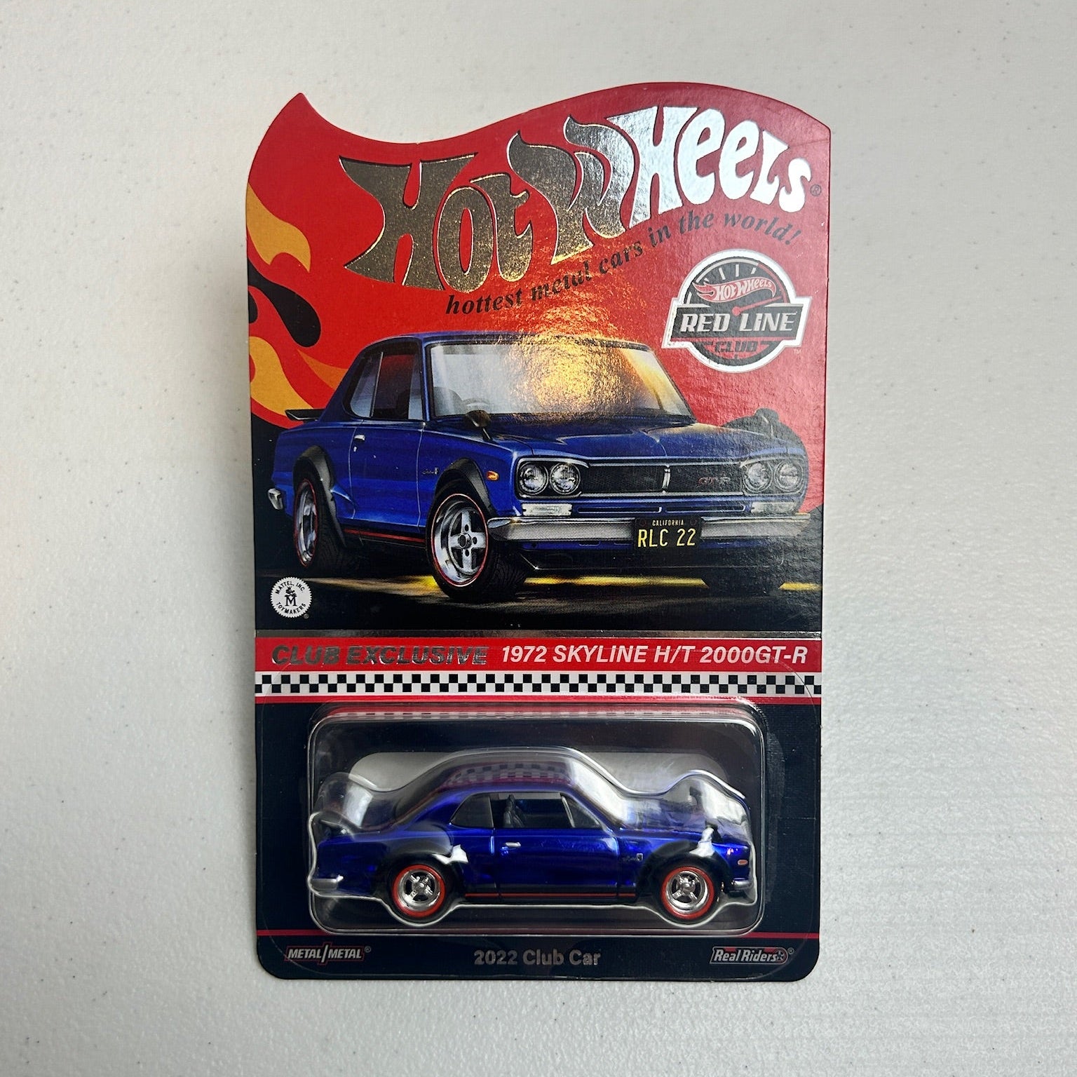 Hot Wheels 1:64 RLC 1972 Skyline H/T 2000GT-R Blue