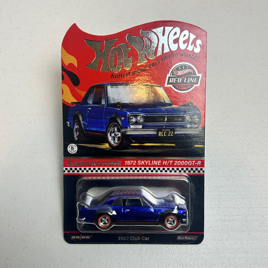 Hot Wheels 1:64 RLC 1972 Skyline H/T 2000GT-R Blue