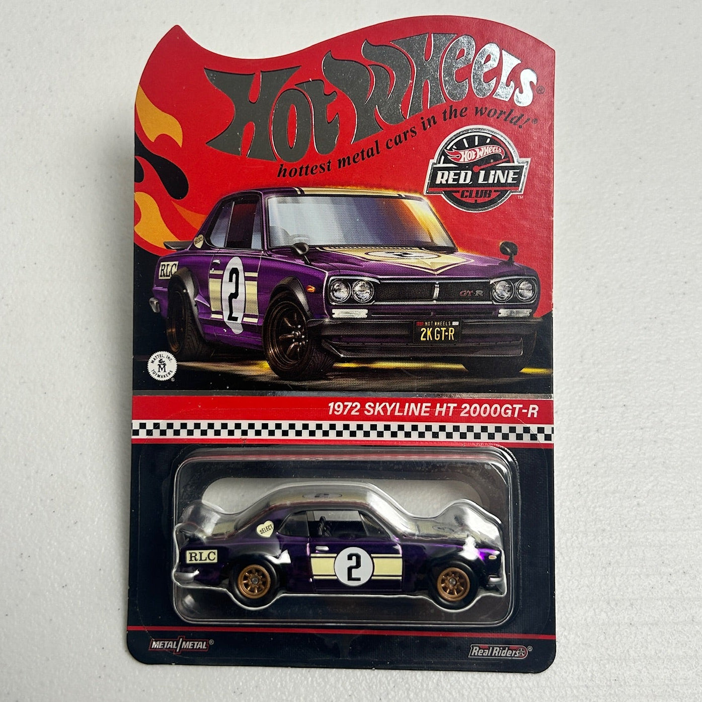 Hot Wheels 1:64 1972 Skyline HT 2000GT-R Purple