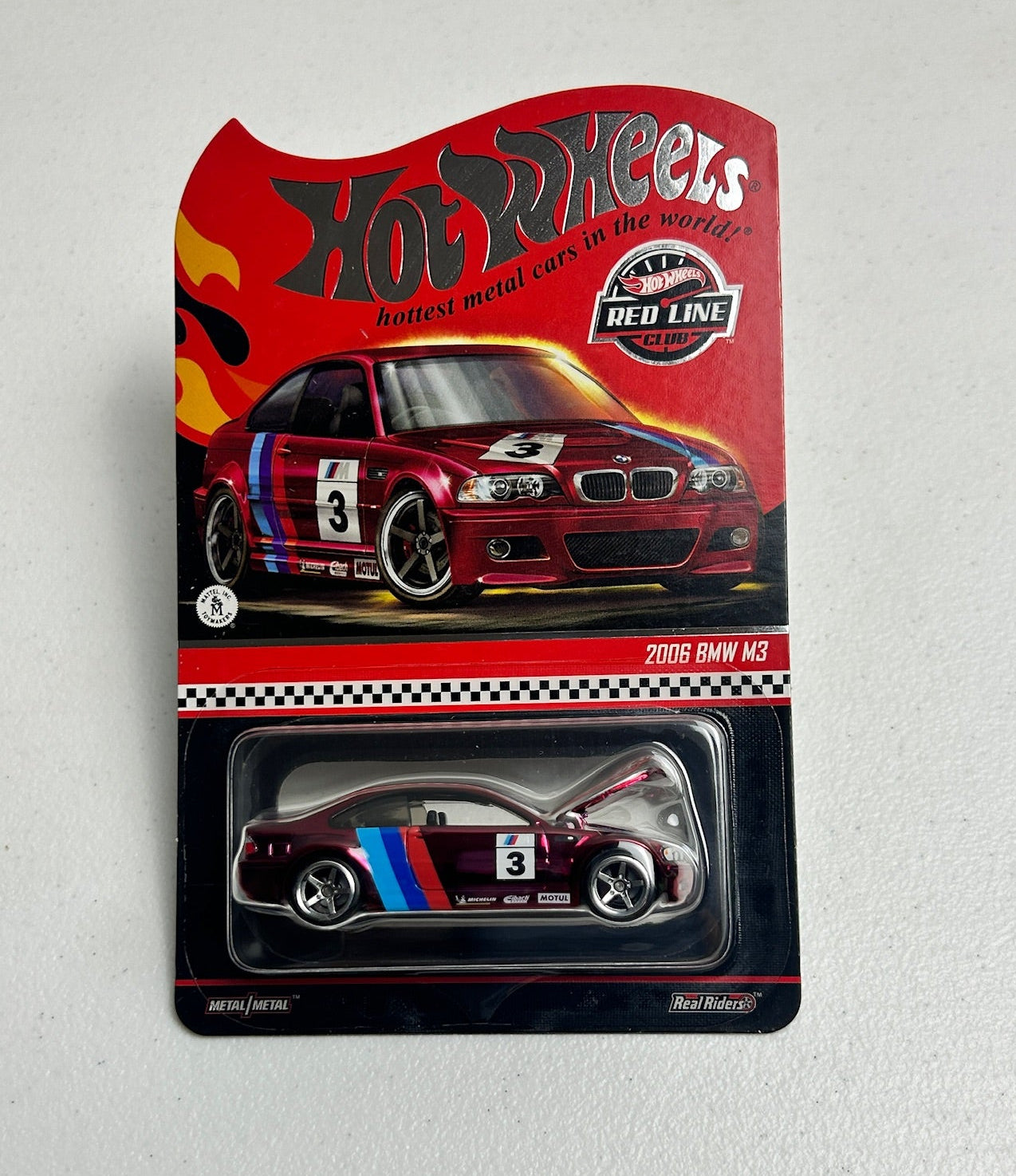 Hot Wheels 1:64 RLC 2006 BMW M3 Red