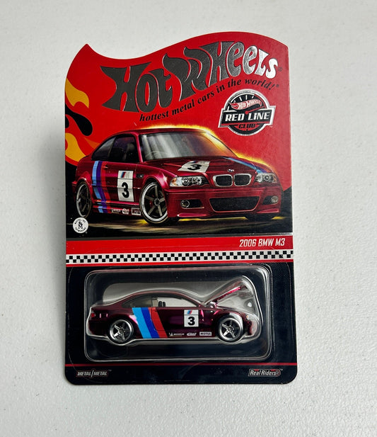 Hot Wheels 1:64 RLC 2006 BMW M3 Red