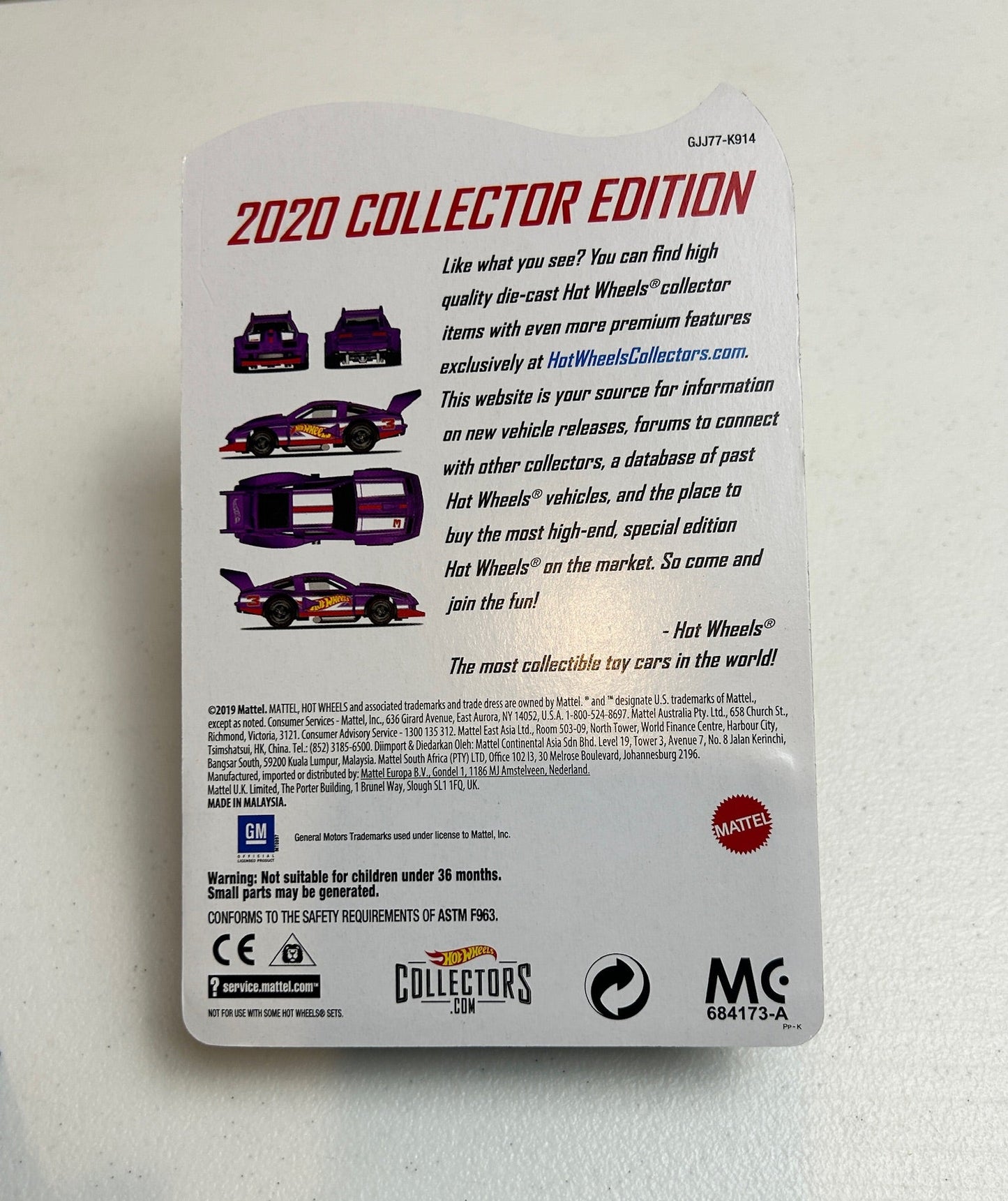 Hot Wheels 1:64 RLC 2020 Collector - '76 Chevy Monza