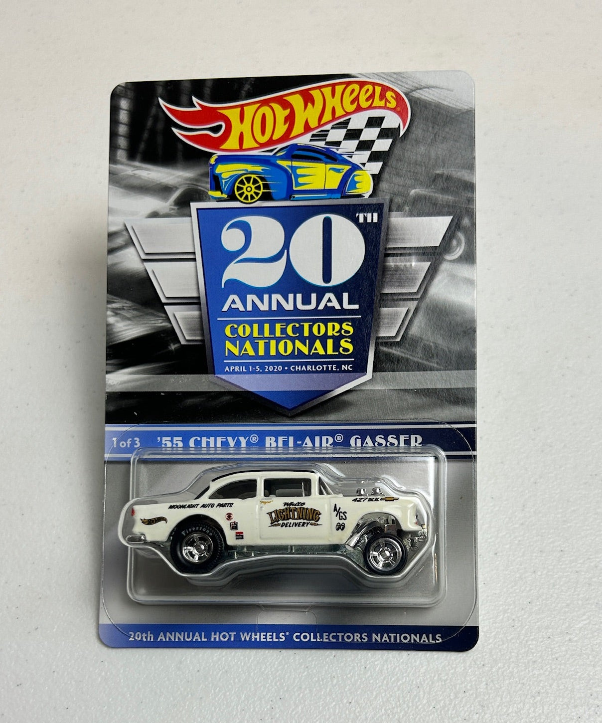 Hot Wheels 1:64 20th Annual Collectors Nationals '55 Chevy Bel-Air Gasser