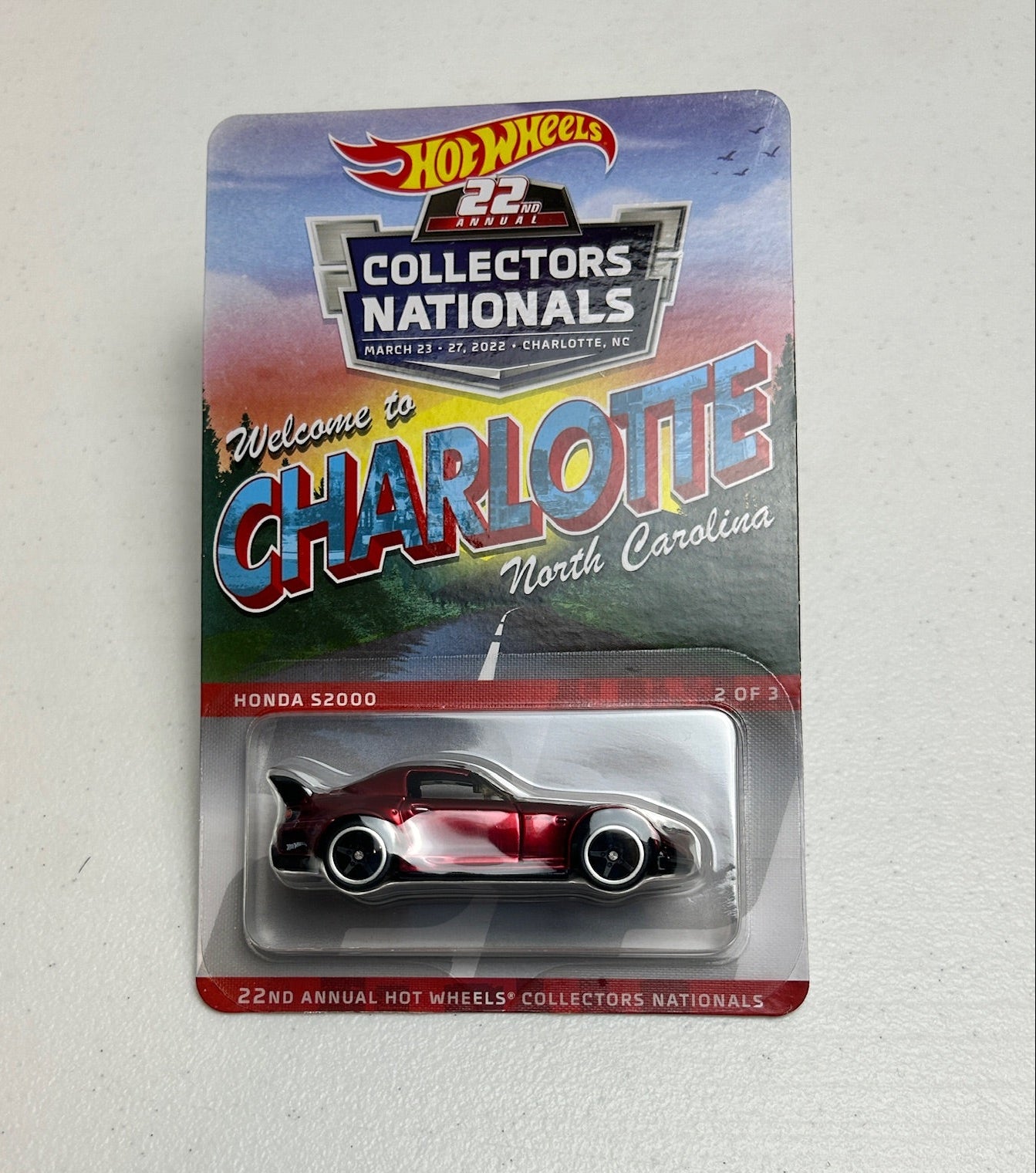 Hot Wheels 1:64 22nd Collectors Nationals Honda S2000 #1622/6200