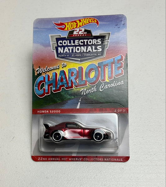 Hot Wheels 1:64 22nd Collectors Nationals Honda S2000 #1622/6200