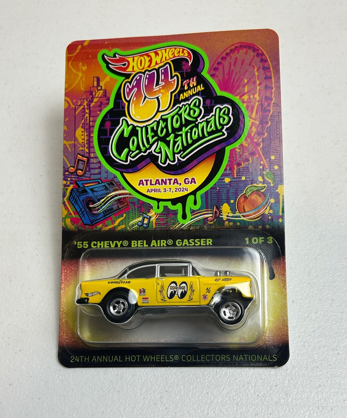 Hot Wheels 1:64 24th Collectors Nationals '55 Chevy Bel-Air Gasser #5118/6200
