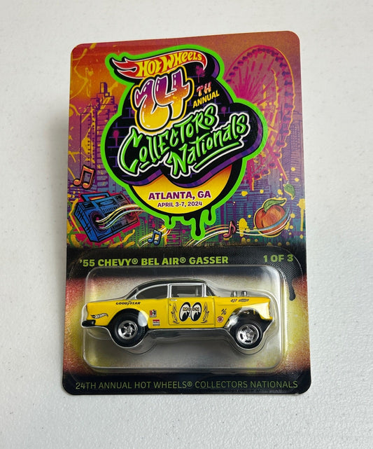 Hot Wheels 1:64 24th Collectors Nationals '55 Chevy Bel-Air Gasser #5118/6200