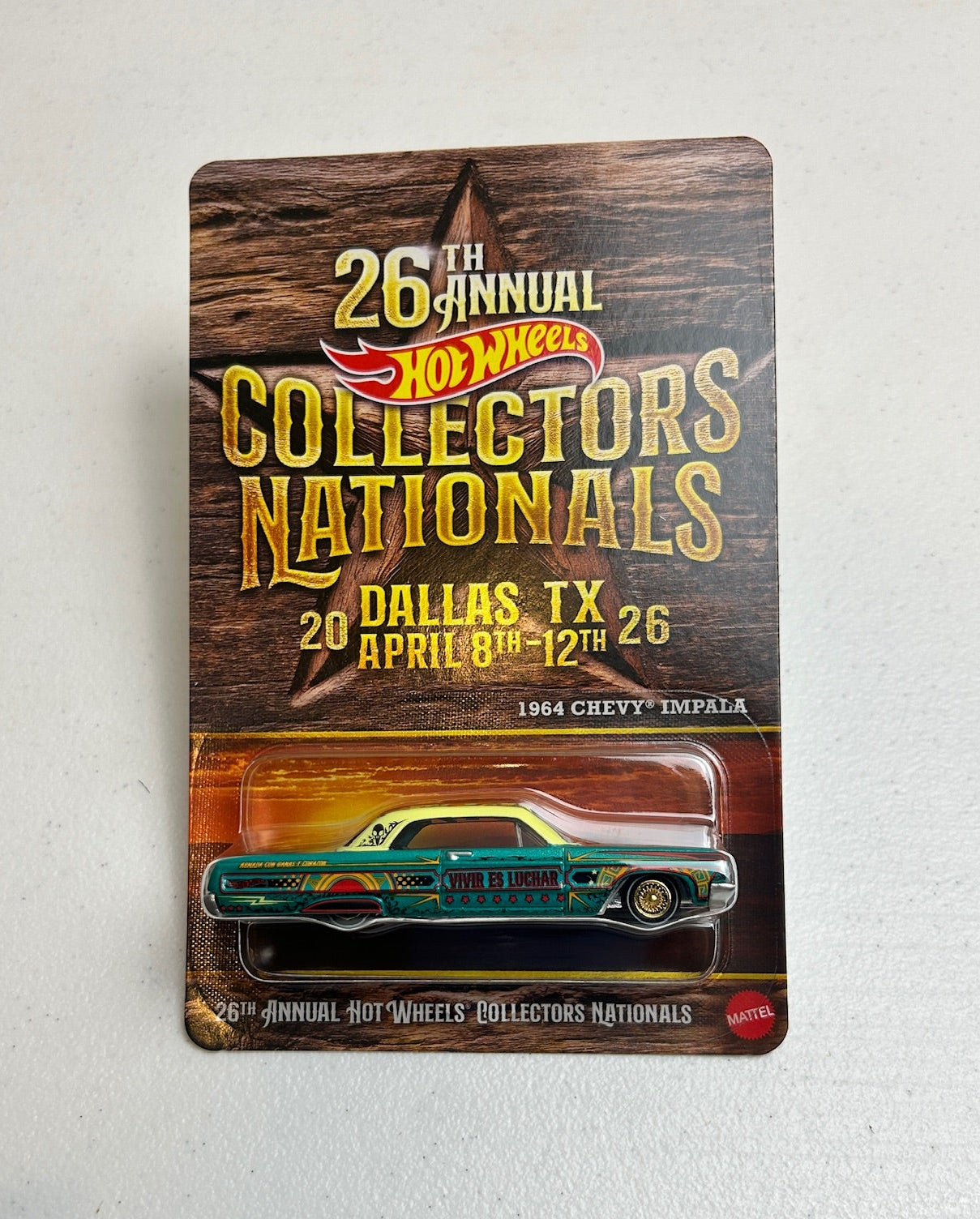 Hot Wheels 1:64 26th Collectors Nationals 1964 Chevy Impala #3715/4200