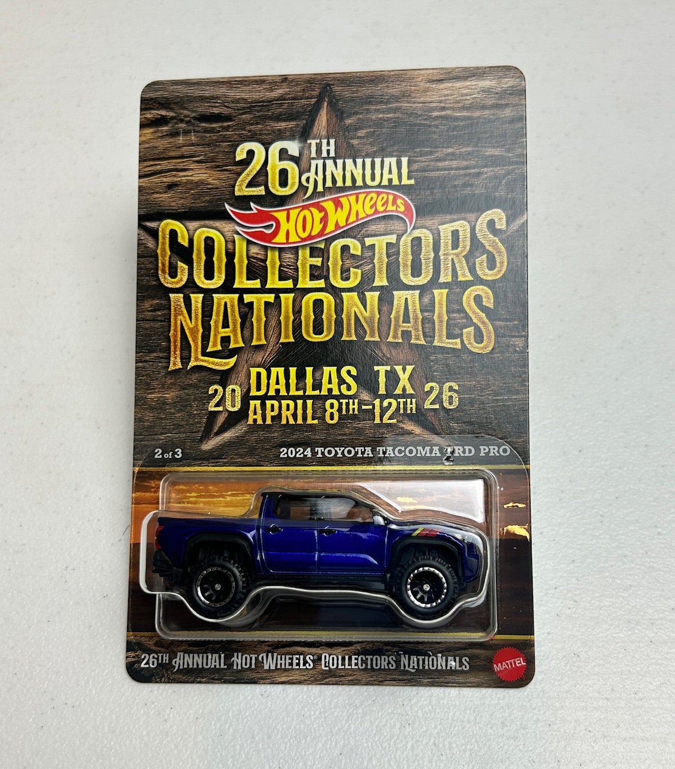 Hot Wheels 1:64 26th Collectors Nationals 2024 Toyota Tacoma TRD Pro # Varies