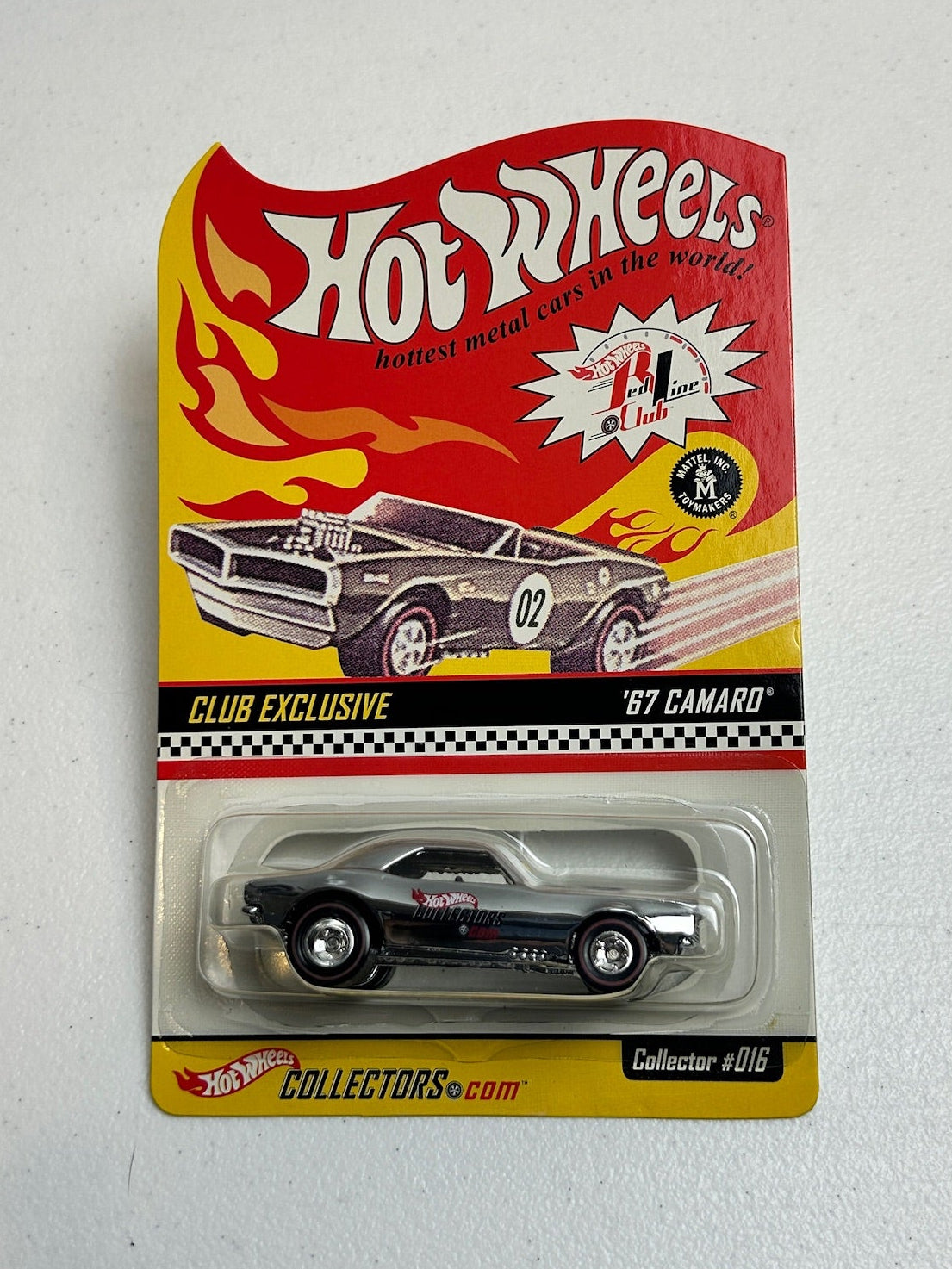 Hot Wheels 1:64 RLC Club Exclusive 67 Camaro with Blue Stripes