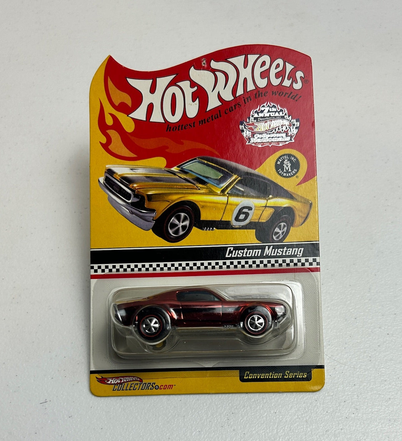 Hot Wheels 1:64 7th Annual Collectors Nationals Custom Mustang #1261/10000
