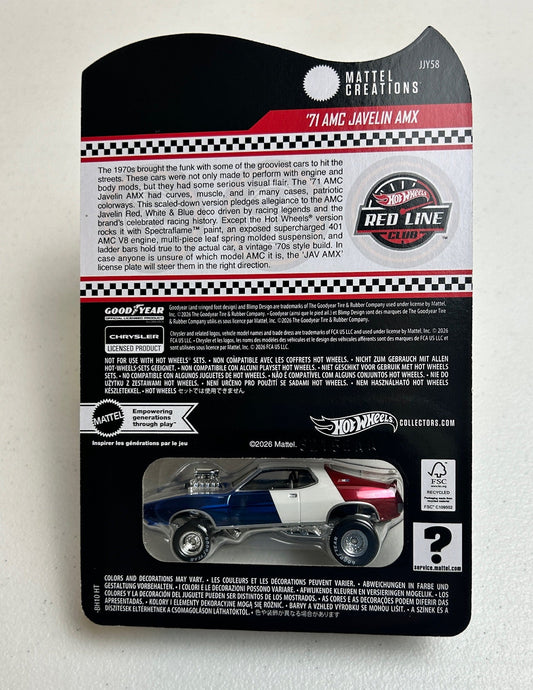 Hot Wheels 1:64 RLC '71 AMC Javelin AMX