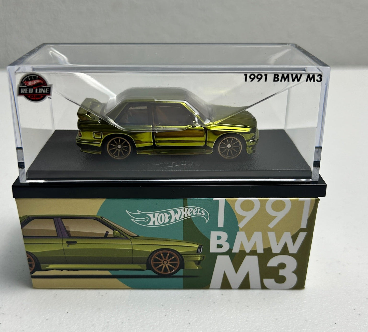 Hot Wheels 1:64 RLC 1991 BMW M3 Green