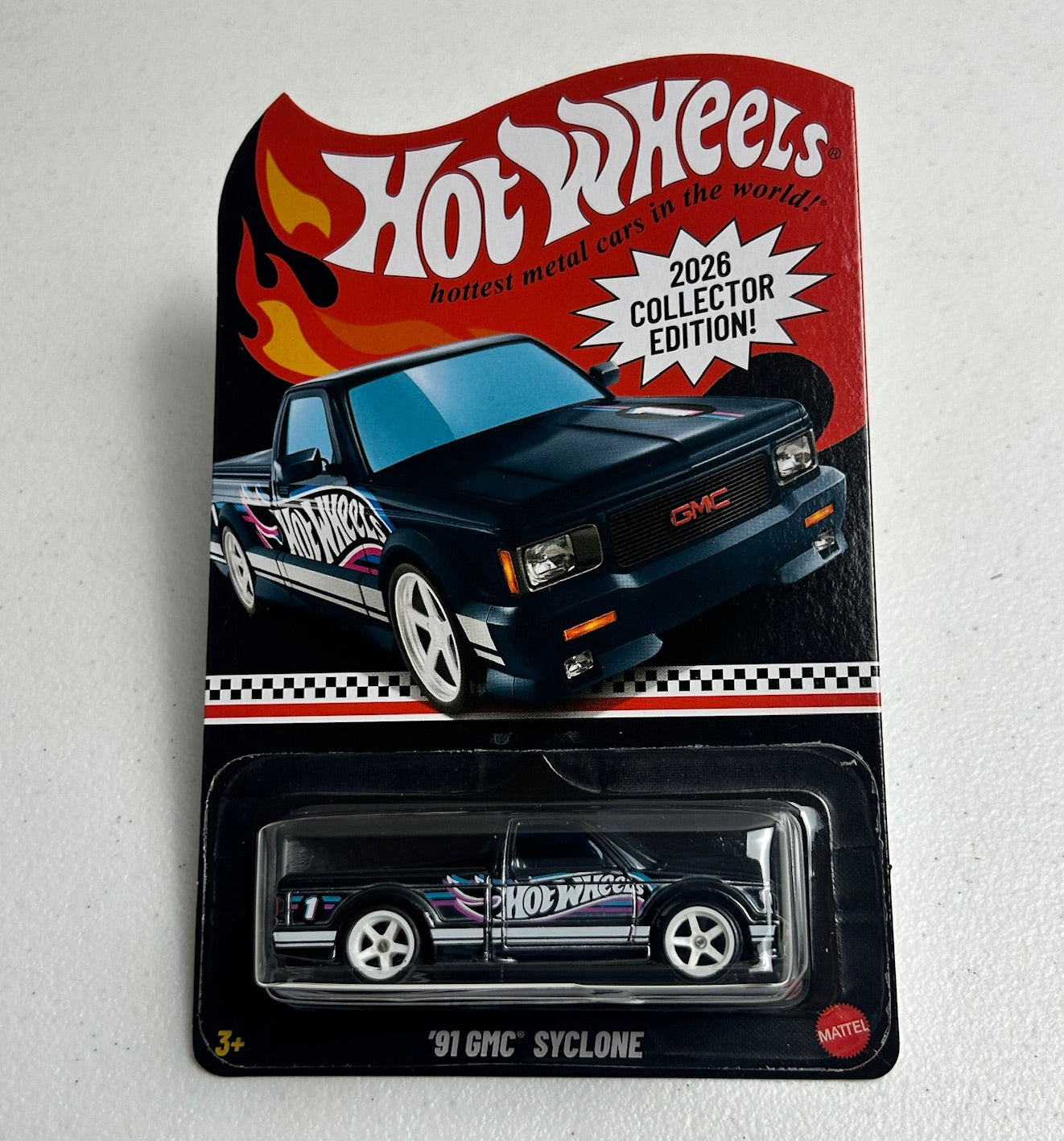 Hot Wheels 1:64 RLC 2026 Collector #1 '91 GMC Cyclone Main-In