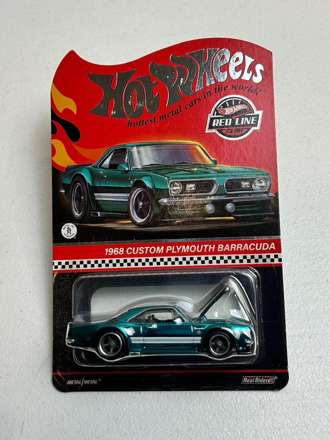 Hot Wheels 1:64 RLC 1968 Custom Plymouth Barracuda