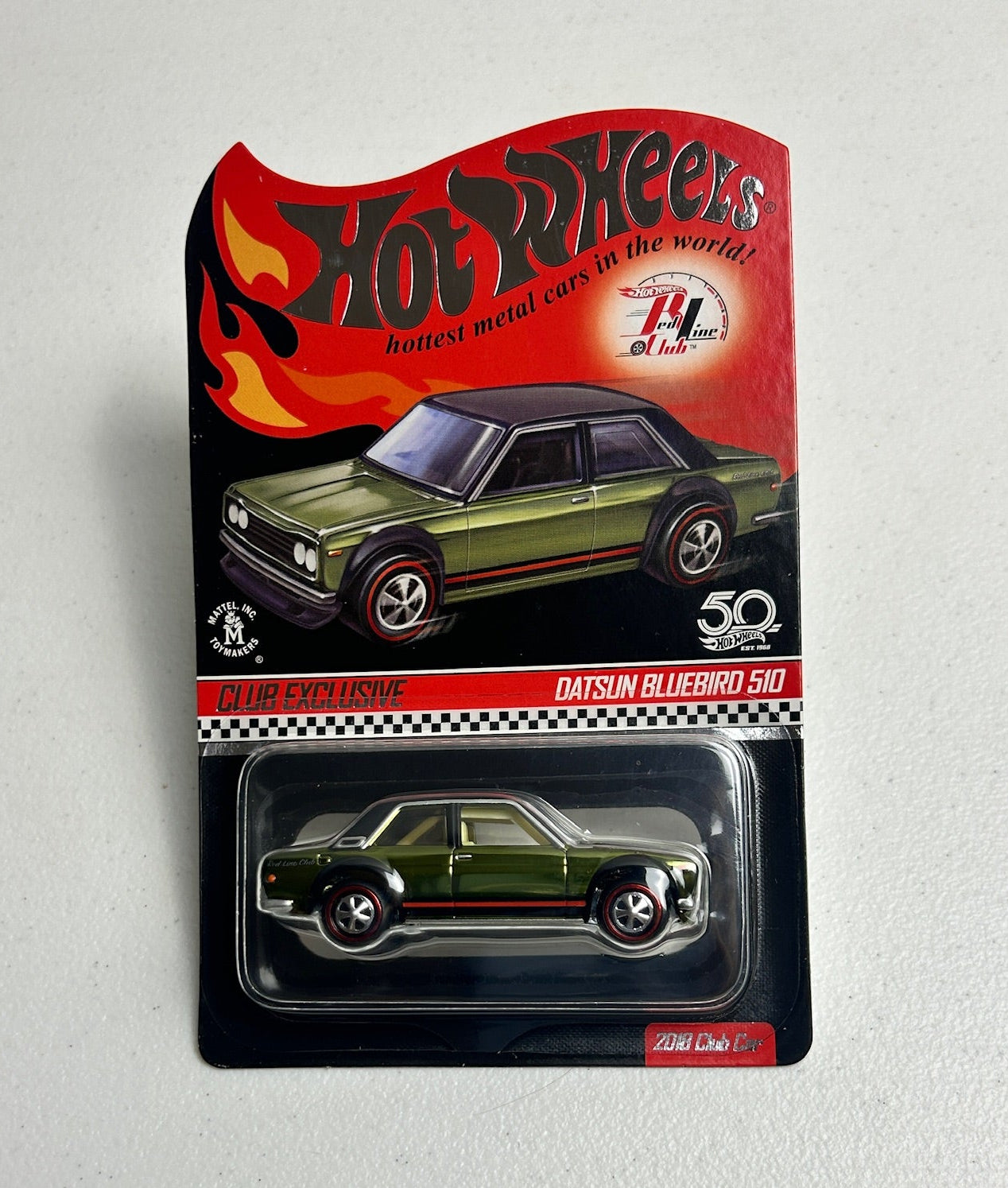 Hot Wheels 1:64 RLC Datsun Bluebird 510 Club Exclusive