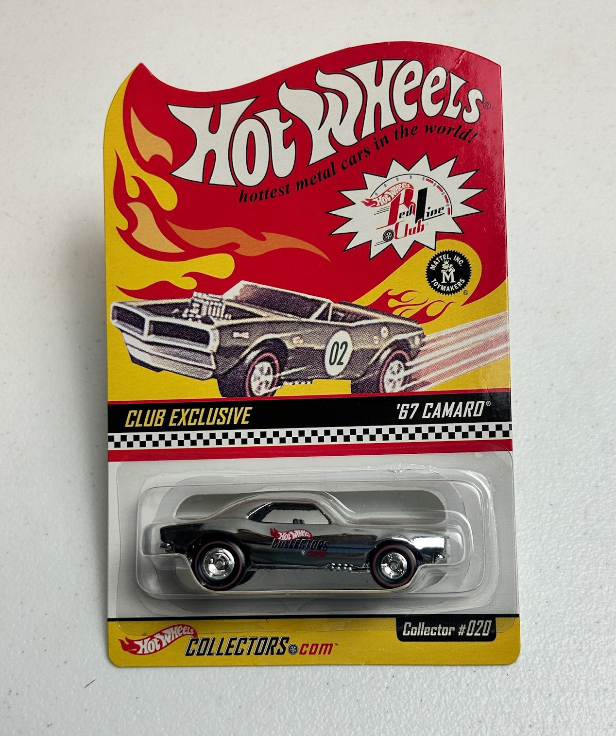 Hot Wheels 1:64 RLC Club Exclusive - '67 Camaro - Black Stripes 1 of 10000