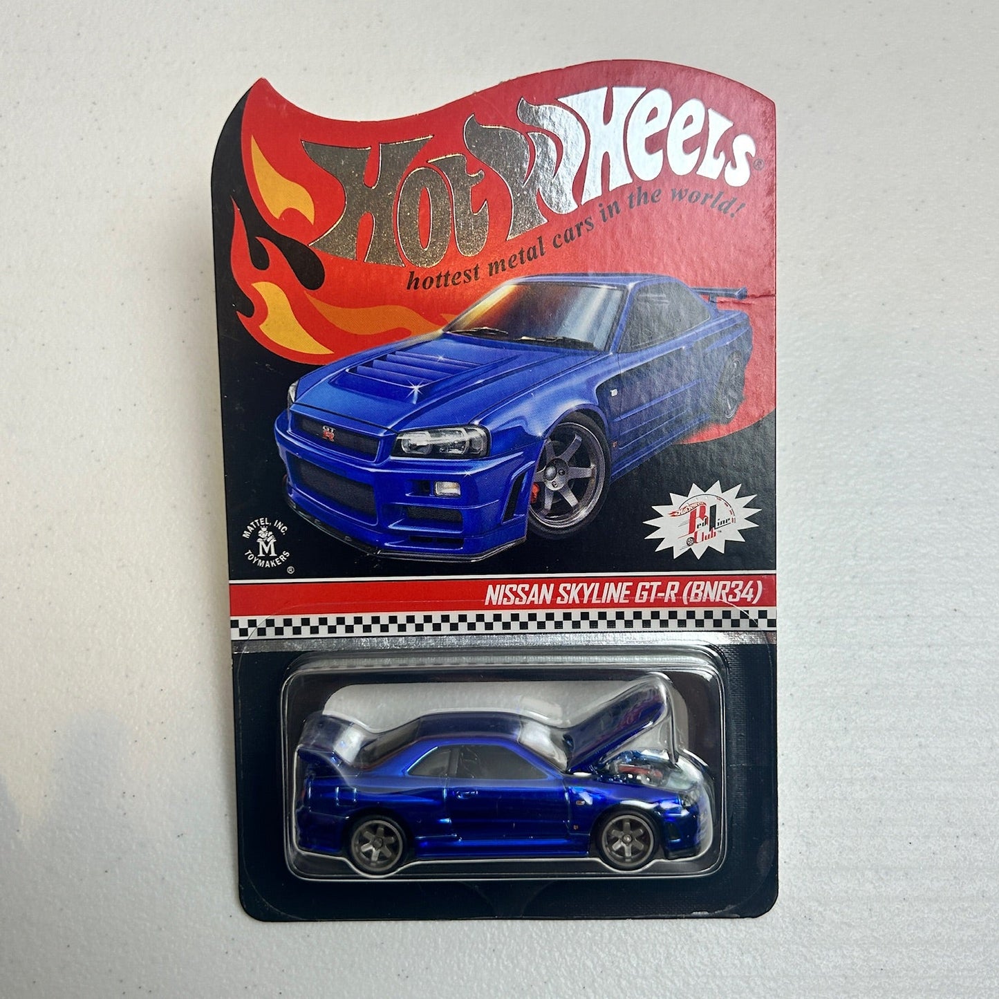 Hot Wheels 1:64 RLC Nissan Skyline GT-R (BNR34) Blue 
