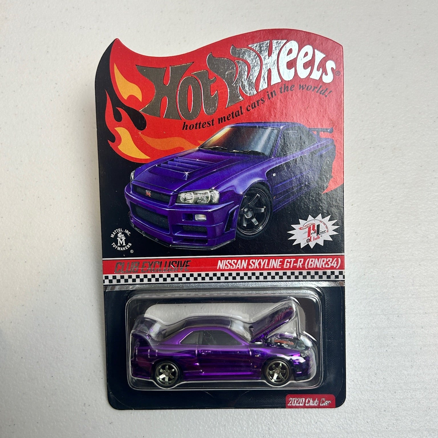 Hot Wheels 1:64 RLC Nissan Skyline GT-R (BNR34) Purple