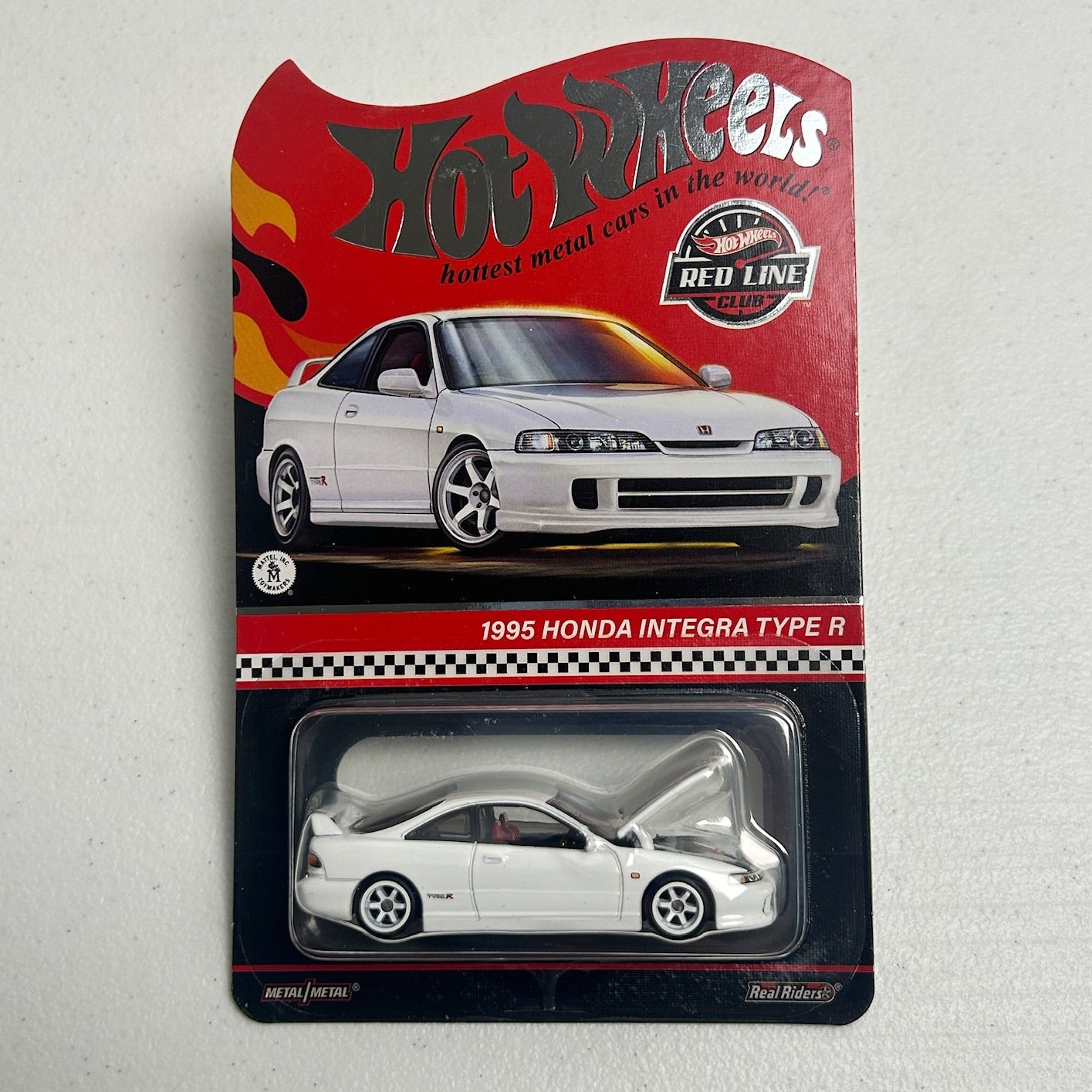 Hot Wheels 1:64 RLC 1995 Honda Integra Type R White