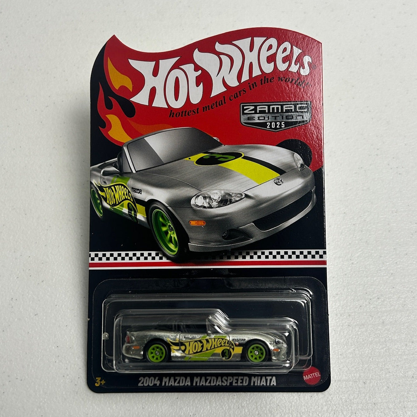 Hot Wheels 1:64 RLC 2004 Mazda Mazdaspeed Miata 2025 Zamac