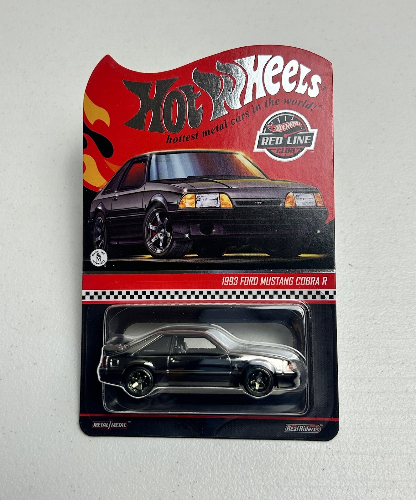 Hot Wheels 1:64 1993 Ford Mustang Cobra R Shadowflame