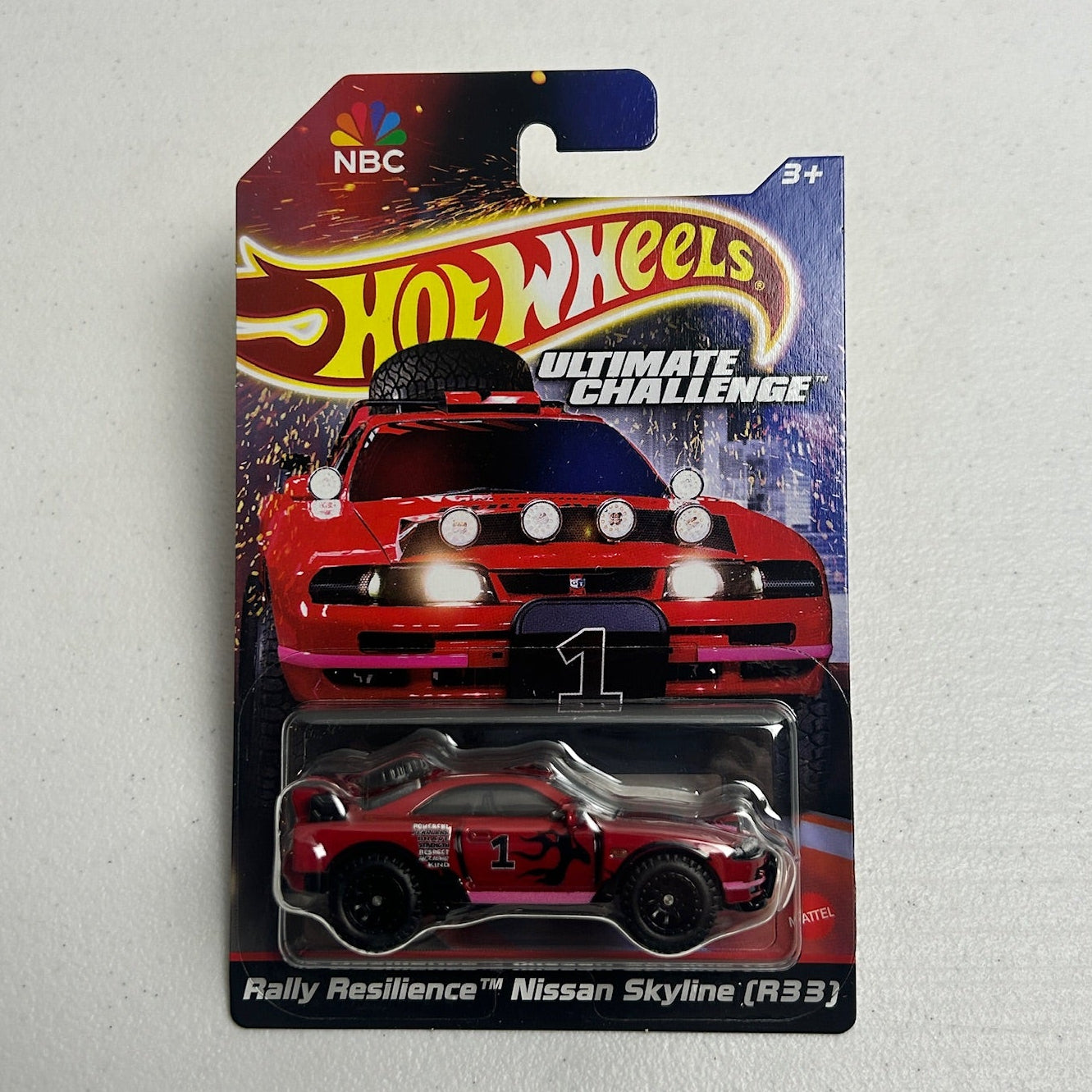Hot Wheels 1:64 Rally Resilience Nissan Skyline (R33)