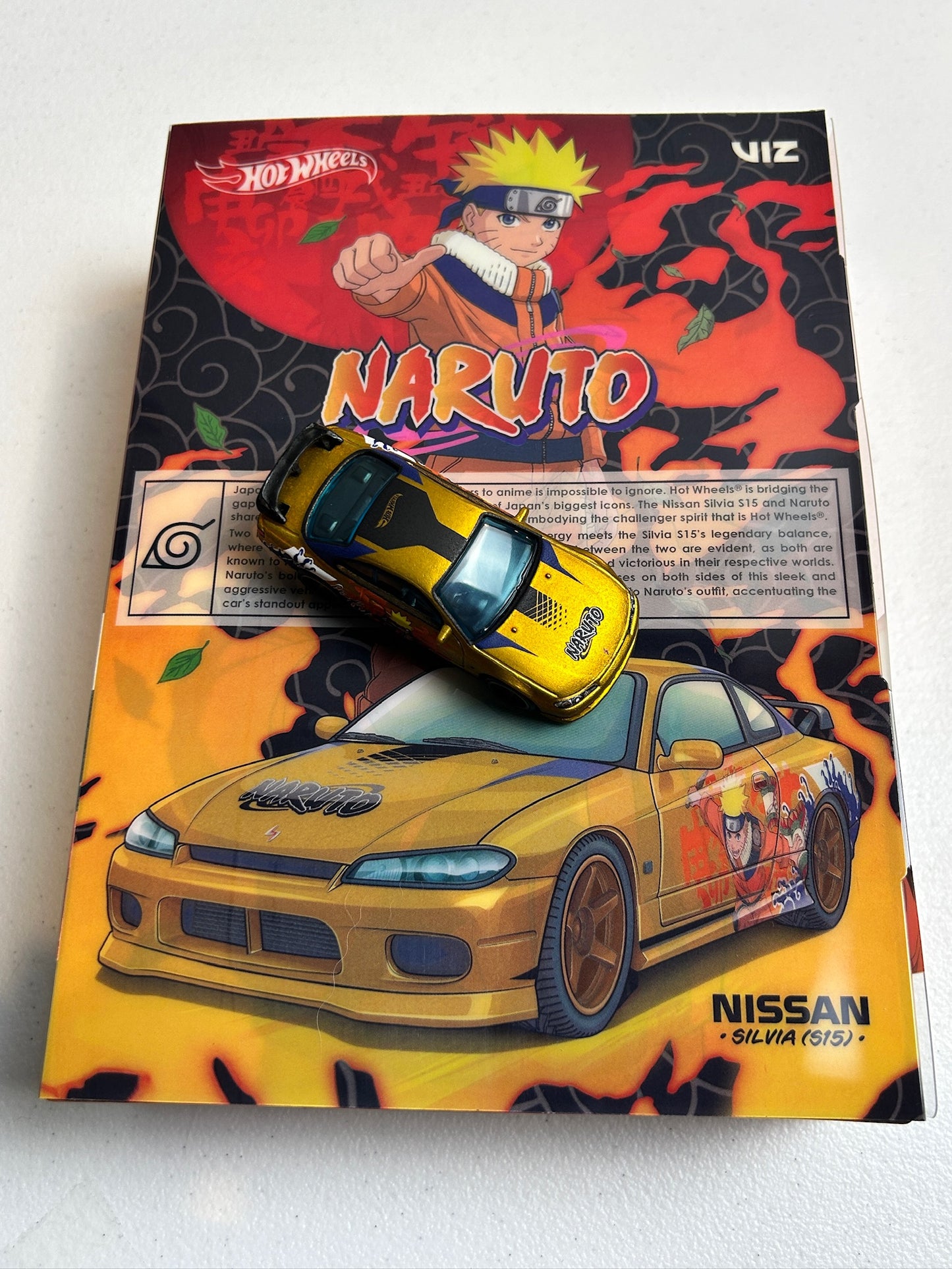 Hot Wheels 1:64 RLC Collectors Anime Series Nissan Silvia S15 Naruto