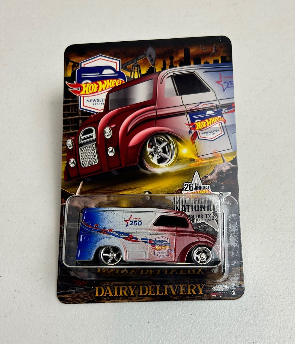 Hot Wheels 1:64 Nationals Newsletter Dairy Delivery 239/250