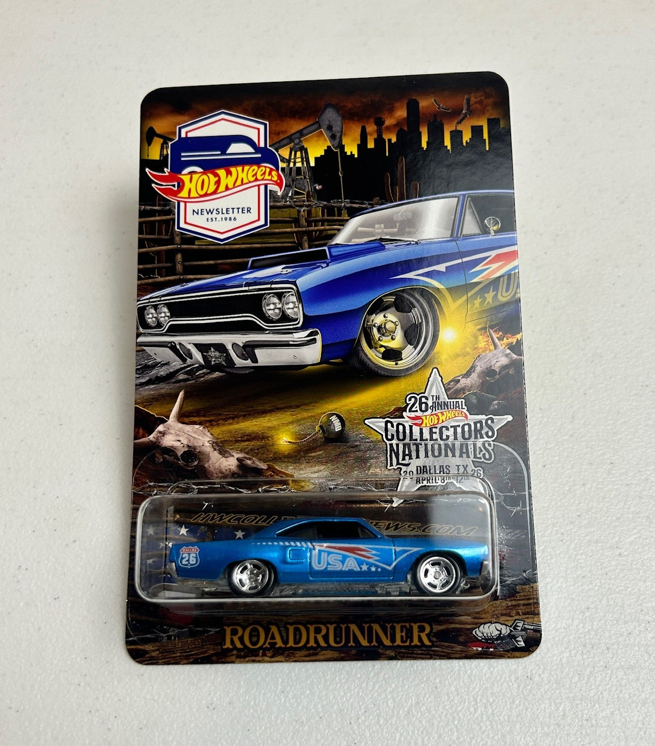 Hot Wheels 1:64 Nationals Newsletter Roadrunner 239/250