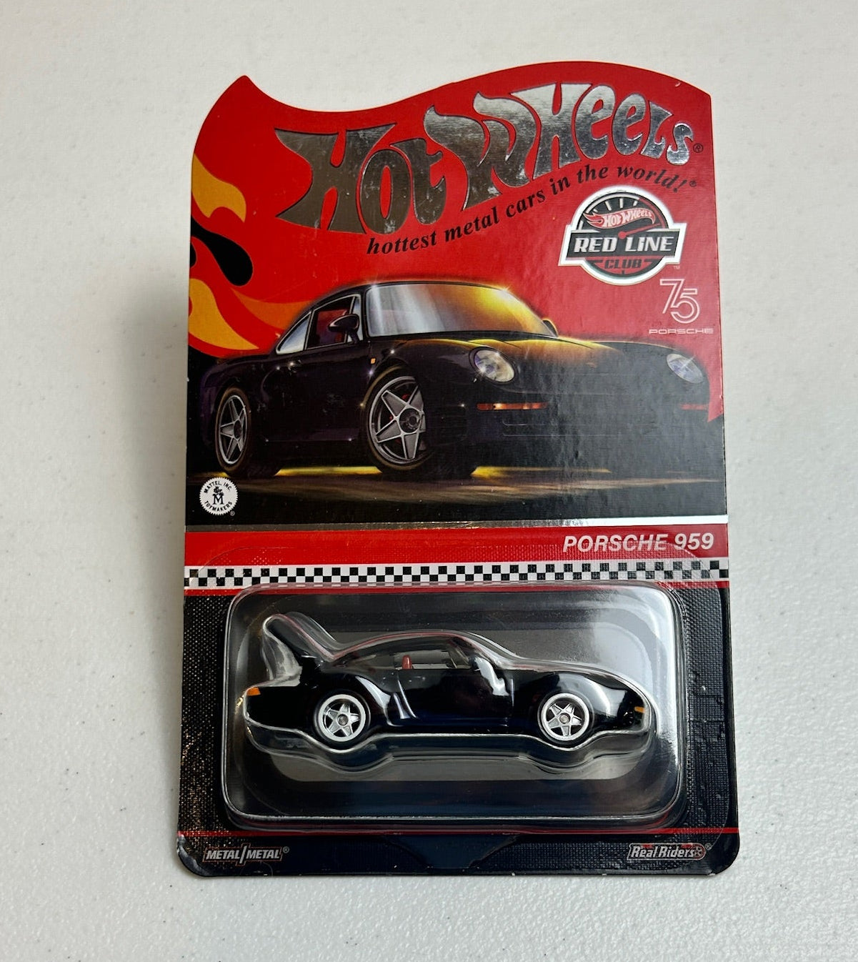 Hot Wheels 1:64 RLC Porsche 959 - Black
