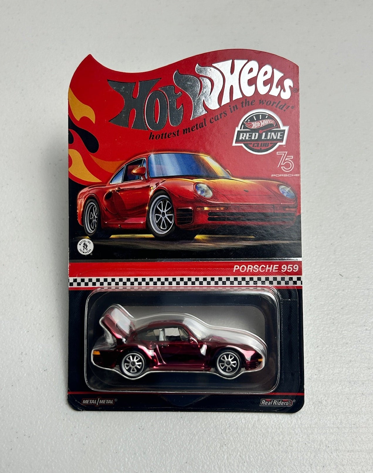 Hot Wheels 1:64 RLC Porsche 959 Red