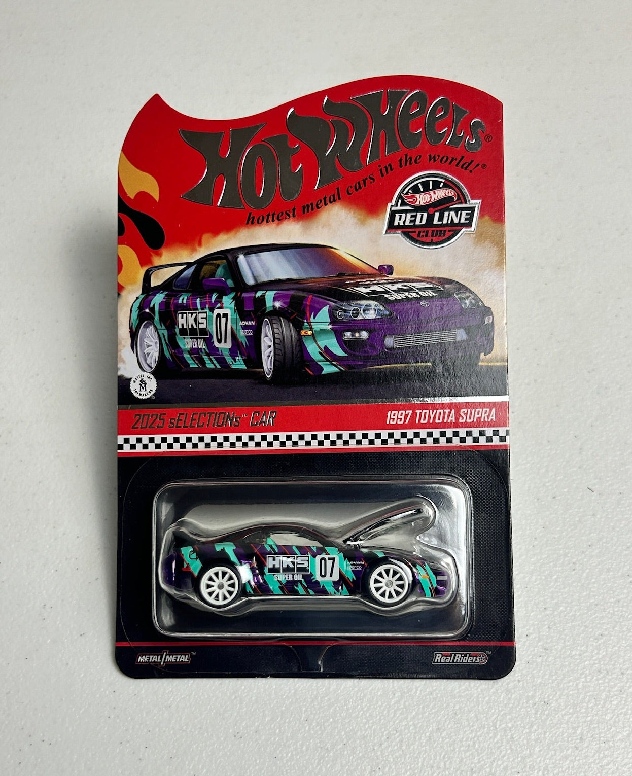 Hot Wheels 1:64 RLC 2025 Selections 1997 Toyota Supra HKS