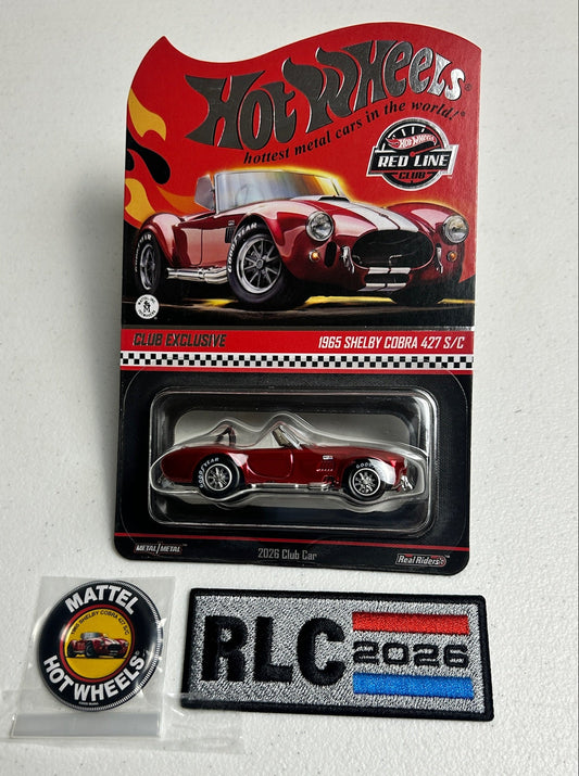 Hot Wheels 1:64 RLC 1965 Shelby Cobra 427 S/C Club Exclusive